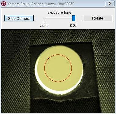 集成摄像头允许根据测量位置轻松调整光谱测量场 (FOV)