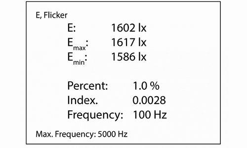 Gigahertz-Optik BTS256-EF 闪烁测量