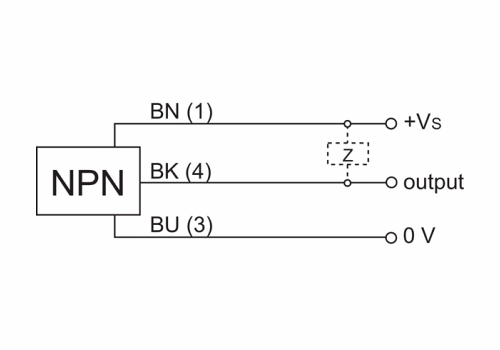 IFRM 18N17A3/L 电感式接近开关的接线图